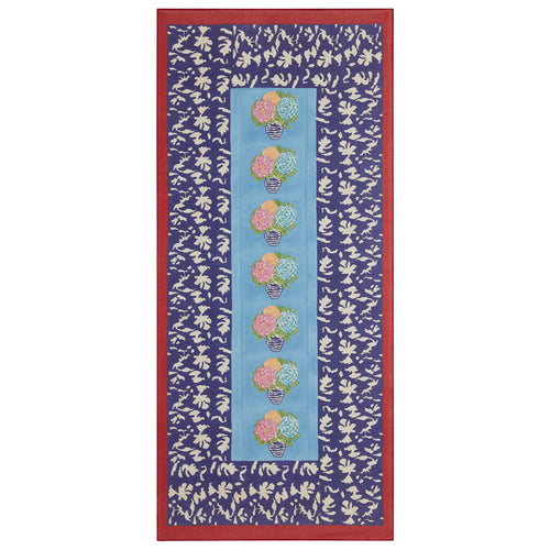 john derian Lisa Corti Panel in Minervetta Blue Pot Sky 110cm x 240cm 43" x 95" Panel