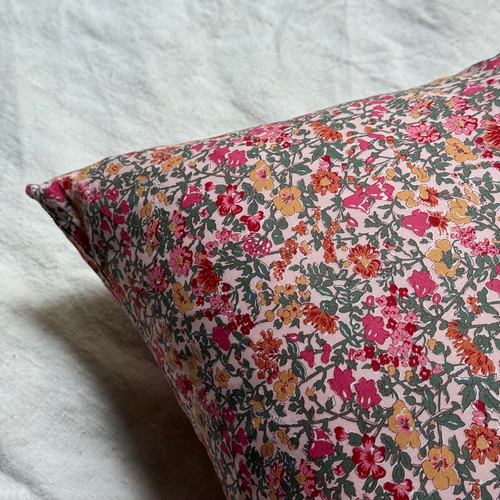 John Derian "Love" Embroidered Cushion (CS 09-06) Add To Cart The "Love" Embroidered Pillow By CSAO Features A Charming Floral Print Motif Hand-embroidered Lettering And Flowers Showcasing West African Craftsmanship. Notably Eac