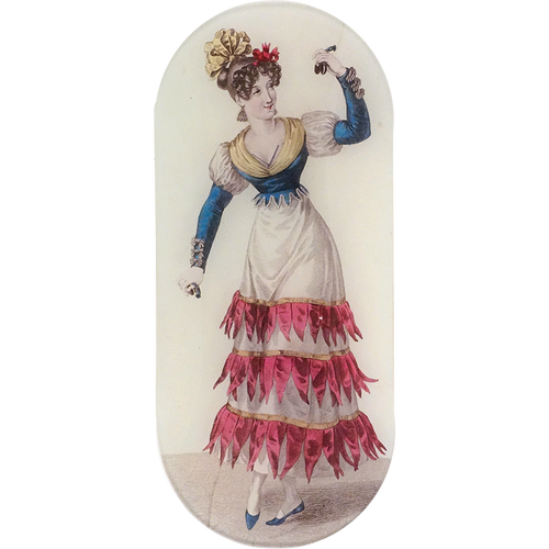 john derian Madrid Costume (Red) (Women's Work) 6 x 12" Oblong Tray