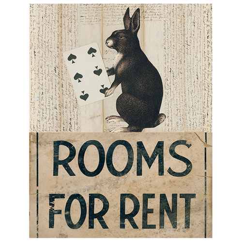 john derian Magician's Apprentice / Rooms for Rent (p 213) 11" x 14" Rect. Tray