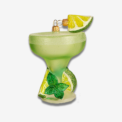 john derian Margarita Drink with Lime Ornament Add to cart The Margarita Drink with Lime Ornament by IMPULS is an adorable miniature crafted with delightful detail. This ornament features the iconic cocktail a touch of mint and