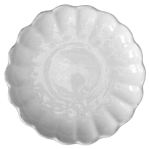 john derian Marguerite Deep Round Platter Add to cart Grand Plat Creux Details 13" x 10" x 1.6" Black Terra Cotta with White Enameled Glaze Each item will feature unique variations Made in Paris Care Dishwasher safe on a moderat
