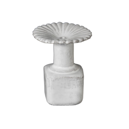 john derian Marguerite Incense Holder Add to cart Details 2" Diameter x 2.6" H  Black Terra Cotta with White Enameled Glaze Each item will feature unique variations Made in Paris Care Dishwasher safe on a moderate wash cycle. N