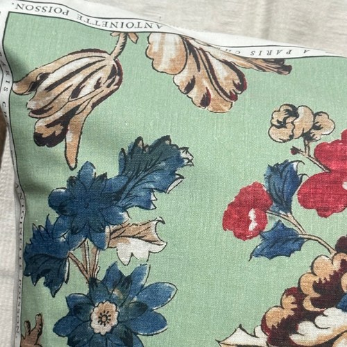 John Derian Medium Madame Pillow In Green (No. 95B) With Linen Backing Add To Cart Digitally Printed And Inspired By 18th-century Bookbinding Motifs This Madame Pillow (No. T2) Signifies Antoinette Poisson's Signature Blend Of O