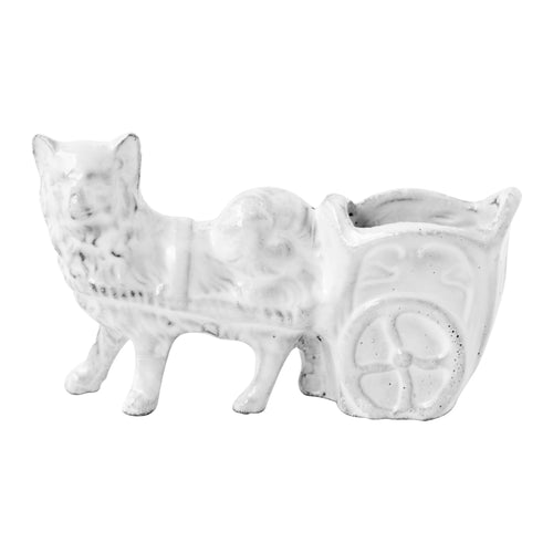 john derian Médor Ornament Add to cart The Médor Ornamental Object by Astier de Villatte is a captivating creation that features an animal drawn carriage serving as both an decorative peice and vessel for tiny contents on your