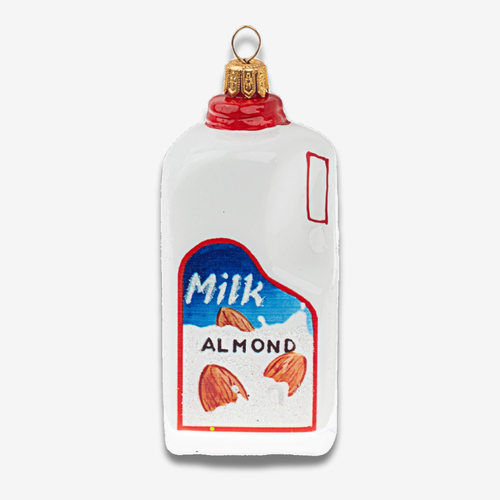 john derian Milk Container Ornament Add to cart A modern twist for your tree: this Milk Container Ornament is designed for non-dairy milk lovers. This handmade ornament brings celebrates the joy of alternative milks. All Holiday