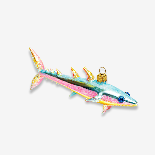 john derian Multicolor Fish Ornament Add to cart All Holiday ornaments and items are final sale and are not eligible for return or exchange.  Catch of the day Add a touch of the nautical charm to your holiday décor with this M