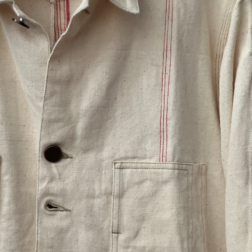 John Derian Natural Denim Jacket Size 1 : 4 - 8 - $396.00 Size 2 : 10 - 14 - $396.00