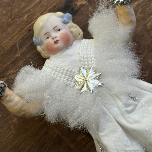 John Derian Nostalgic Cotton Jump Rope Girl With Porcelain Head Ornament Add To Cart This Nostalgic Cotton Jump Rope Girl Ornament Features A Delicate Porcelain Head Bringing A Sense Of Timeless Charm To Your Holiday Decor. Dres