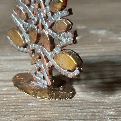 John Derian Nostalgic Jeweled Clear & Red Blue Crystal Tree Add To Cart All Holiday Ornaments And Items Are Final Sale And Are Not Eligible For Return Or Exchange.  Details 3.75" W X 5.5" H