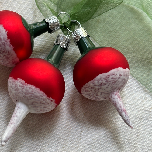 John Derian Nostalgic Radish Bunch Ornament With Ribbon Add To Cart All Holiday Ornaments And Items Are Final Sale And Are Not Eligible For Return Or Exchange.  This Vintage Inspired Vegetable Ornament Is A Nostalgic Addition T