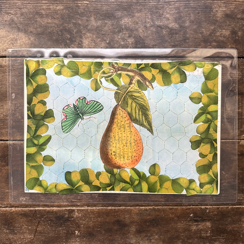 John Derian One Of A Kind Collaged Fruit Mat Pair (2-01 & 2-02) Add To Cart Handmade One-of-a-kind Laminated Collage By John Derian Details Set Of 2 18" X 12" One-of-a-kind Collaged With 18th & 19th-century Prints From John's Ar