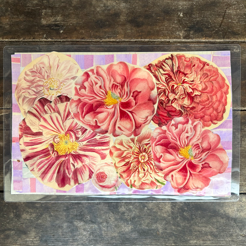 John Derian One Of A Kind Collaged Pink Flower Mat Pair (2-03 & 2-04) Add To Cart Handmade One-of-a-kind Laminated Collage By John Derian Details Set Of 2 18" X 12" One-of-a-kind Collaged With 18th & 19th-century Prints From Joh