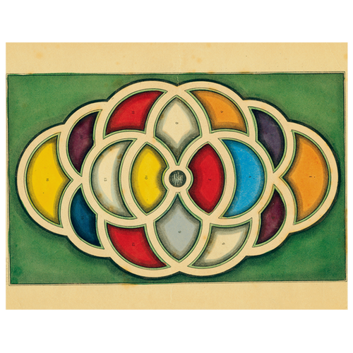 john derian Ornamental Flower Bed (p 7) 11" x 14" Rect. Tray