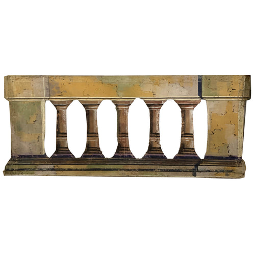 John Derian Pair Of Antique Theatrical Panels Add To Cart Details 76" L X 31.5" H Painted Canvas And Wood Late 19th Century Please Not That Vintage Items Will Embrace Unique Variations Such As Scratches Tears And General Wear. F