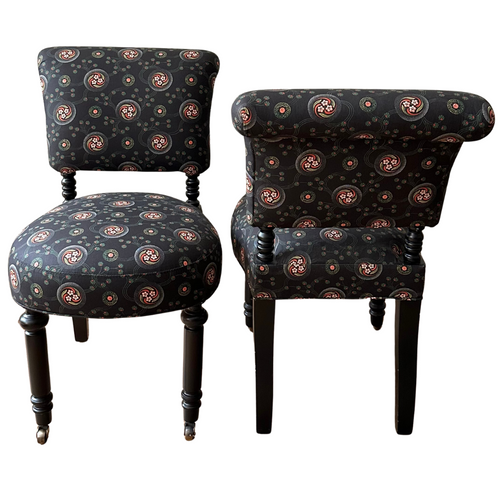 John Derian Pair Of Custom John Derian For Cisco Brothers Leaf Chair In Decor Barbares Fabric Custom Furniture