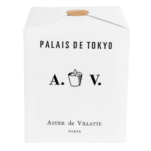 John Derian Palais De Tokyo Candle Add To Cart Contains Essences Of Smoky Wood Warm Skin And Metallic Vibrations. Details 3 1/2" Diameter X 4" Tall 100% Natural 100% Cotton Braided Wick Burn Time: 60-70 Hours The Glass Pots Are