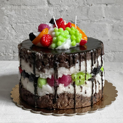 John Derian Pandispagna Fruttato Fruity Sponge Candle Add To Cart Details 7" W X 6.5" H Paraffin Wax Each Item Will Feature Unique Variations Made In Italy Care Remove All Paper Before Burning. Not Intended For Children.   Ce