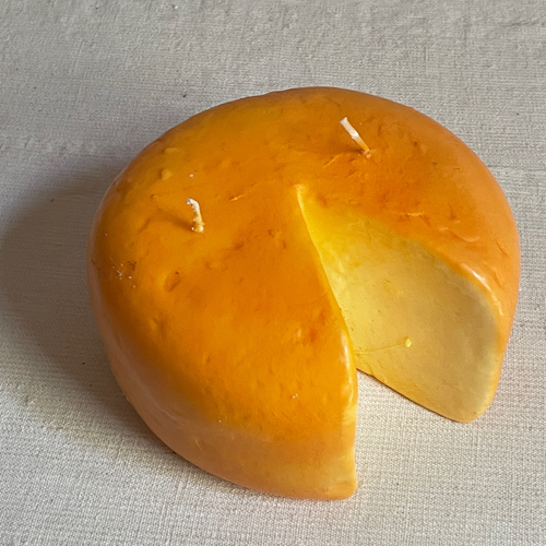 John Derian Pecorino Cheese Candle Add To Cart Details 6" Diameter X 3.5" H Paraffin Wax Each Item Will Feature Unique Variations Made In Italy Care Remove All Paper Before Burning. Not Intended For Children.   Cereria Introna