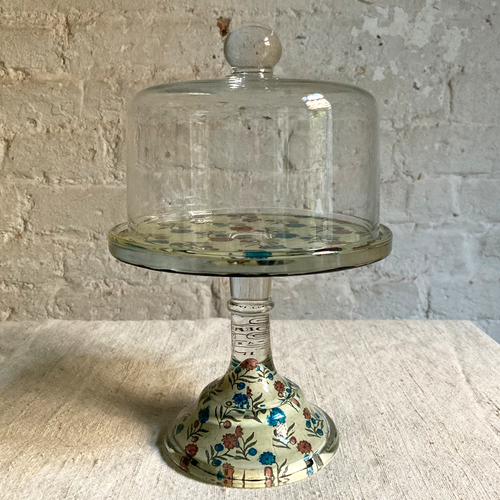 John Derian Petite Cake Pedestal Lid Stacking Cake Pedestal