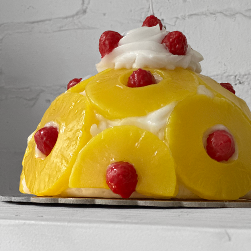 John Derian Pineapple Cake Candle Add To Cart Details 7.5" W X 5" H Paraffin Wax Each Item Will Feature Unique Variations Made In Italy Care Remove All Paper Before Burning. Not Intended For Children. Cereria Introna Has Been Pr
