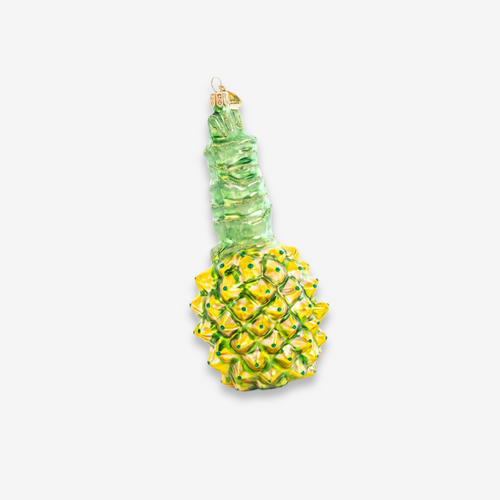 john derian Pineapple Ornament Add to cart Crafted with attention to detail this Pineapple Ornament features a bright realistic pineapple design with textured details. Its vibrant colors and intricate design make it a standout a
