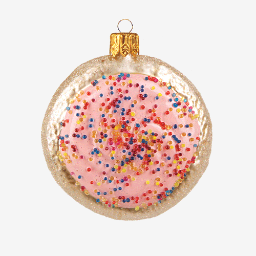john derian Pink Cookie Ornament Add to cart All Holiday ornaments and items are final sale and are not eligible for return or exchange.  Details 2.3" W