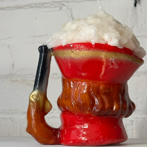 John Derian Pirate Beer Stein Candle Add To Cart Details 6" W X 5" H Paraffin Wax Each Item Will Feature Unique Variations Made In Italy Care Remove All Paper Before Burning. Not Intended For Children. Cereria Introna Has Been P