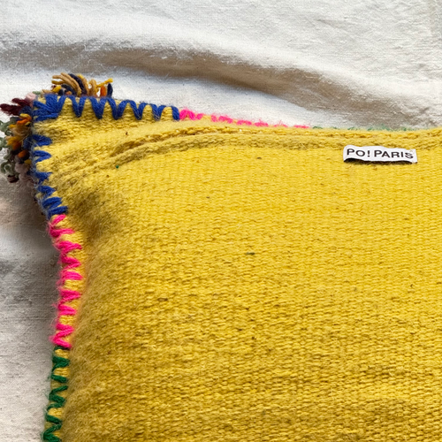 John Derian PO Paris Nathalie Lete Woven & Knotted "Grand Fleur" Cushion In Juane Add To Cart This Hand-tufted Oversized Cushion By Nathalie Lété For PO Paris Features A Vibrant Flora And Butterfly Motif In Colorful Hues Of At