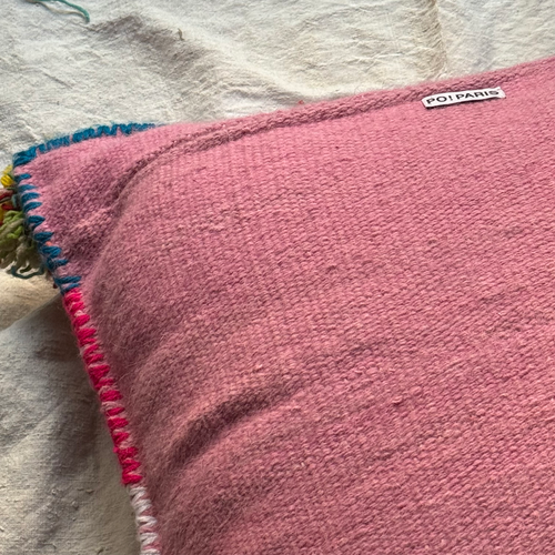 John Derian PO Paris Nathalie Lete Woven & Knotted "Grandes Fleur" Cushion In Rose Add To Cart This Hand-tufted Oversized Cushion By Nathalie Lété For PO Paris Features A Vibrant Flora And Butterfly Motif In Colorful Hues Of A