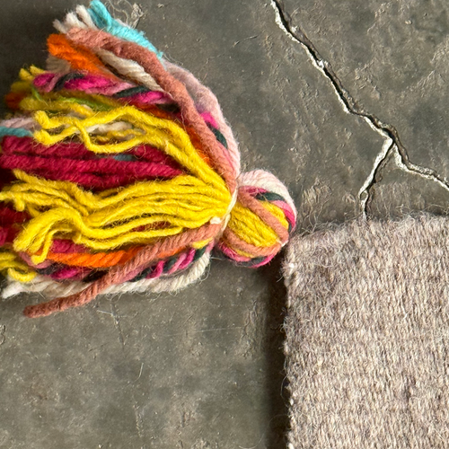 John Derian PO Paris Nathalie Lete Woven & Tufted "Bed Head" Rug In Gris Add To Cart This Hand-tufted Rug By Nathalie Lété For PO Paris Features A Vibrant Flora And Bird Motif In Colorful Hues Of Atop A Gray Woven Background A