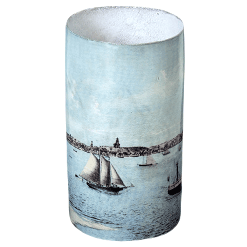 john derian Port of Provincetown Vase Add to cart Details 5.3" Dimeter x 9.4" H Glazed terracotta Made in Paris Care Dishwasher safe on a moderate wash cycle. Not microwave safe.  John Derian teamed up with Astier de Villatte