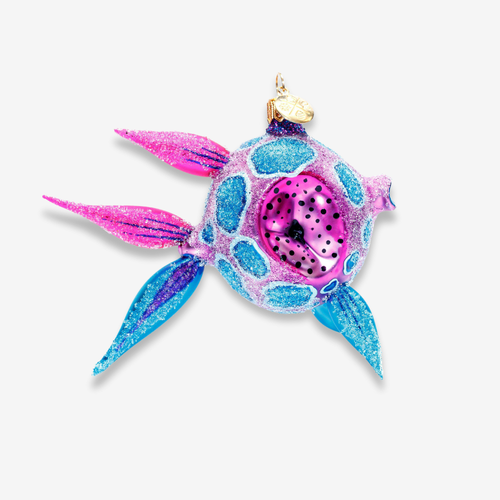 john derian Purple & Blue Fish Ornament Add to cart All Holiday ornaments and items are final sale and are not eligible for return or exchange.  Catch of the day Add a touch of the nautical charm to your holiday décor with thi