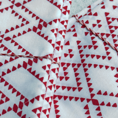 John Derian Rasa Block Printed Sheet Set In White Divali & Red Twin Set - $325.00 Queen Set - $430.00 King Set - $480.00 Set Of 2 Standard Pillowcases - $75.00 Set Of 2 King Pillowcases - $80.00