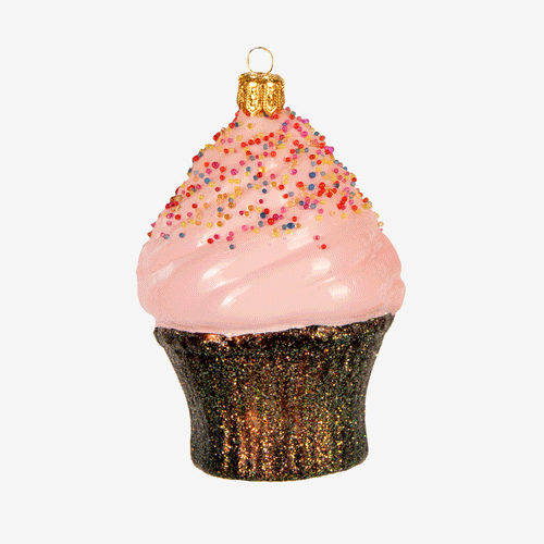 john derian Raspberry Cupcake Ornament Add to cart All Holiday ornaments and items are final sale and are not eligible for return or exchange.  Details 3" H