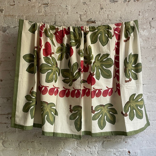 John Derian Red Fig French Tablecloth 59" X 59" - $82.00 71" X 106" - $162.00 59" X 86" - $115.00