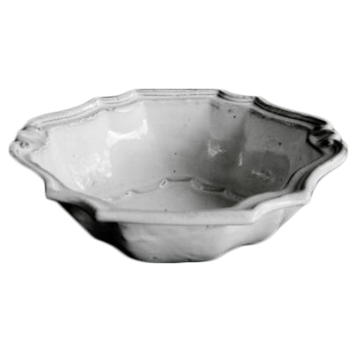 john derian Régence Small Salad Bowl Add to cart Petit Saladier Details 9.1" x 7.9" x 3" Black Terra Cotta with White Enameled Glaze Each item will feature unique variations Made in Paris Care Dishwasher safe on a moderate wash