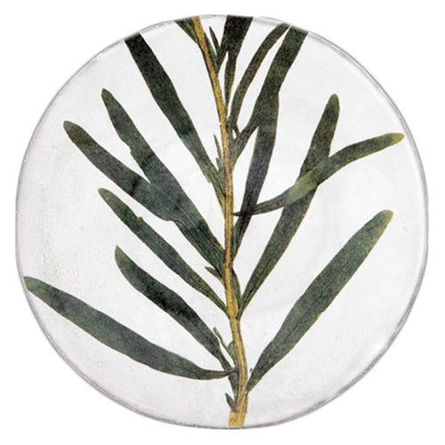 john derian Reseda Plate Add to cart Assiette Reseda Details 9.4" Diameter x .8 Deep Glazed terracotta Made in Paris Care Dishwasher safe on a moderate wash cycle. Not microwave safe. Image Origin Pressed leaves Holland 1750. Jo