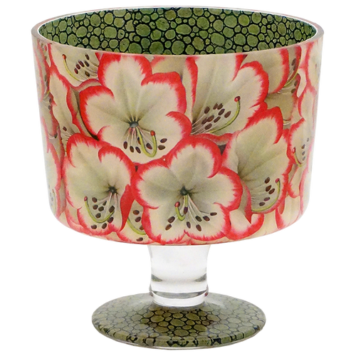 john derian Rhododendron Neige & Cerise Cache Pot w/ Liner