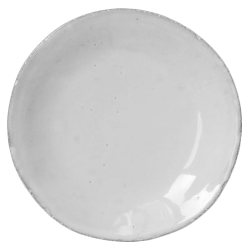 john derian Rien Dessert Plate Add to cart Petite Assiette Details 8.1" Diameter x  .5" Deep Black Terra Cotta with White Enameled Glaze Each item will feature unique variations Made in Paris Care Dishwasher safe on a moderate