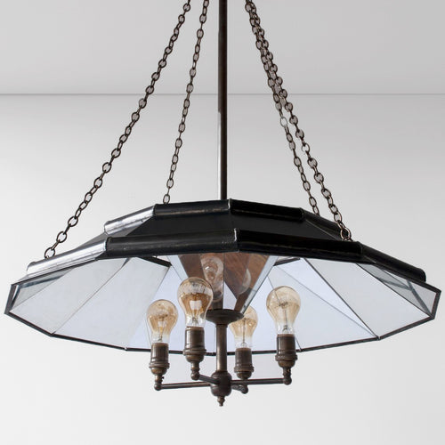 John Derian Robert Ogden Mirrored Chandeliers Chandelier