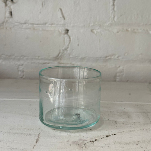 John Derian Rodi Tumbler Add To Cart Details 3.5" L X 3" H Recycled Glass Handblown Each Item Will Feature Unique Variations Made In France Tunisia And Turkey Please Note That Because This Item Is Handmade The dimensions Will V