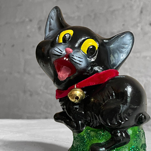 John Derian Running Black Cat With Bell Add To Cart Details 3.5" W X 5.75" H Papier M