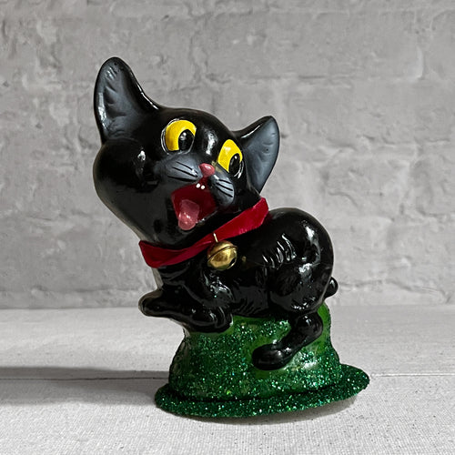 john derian Running Black Cat with Bell Add to cart Details 3.5" W x 5.75" H Papier M