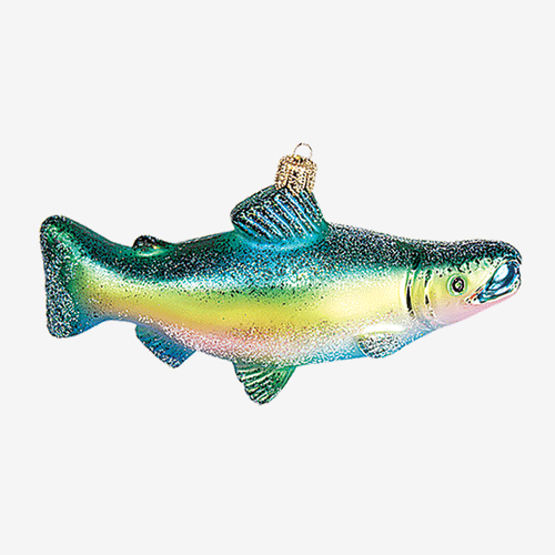 john derian Salmon Ornament Add to cart All Holiday ornaments and items are final sale and are not eligible for return or exchange. Details 4.6" W Glass Handblown in Poland Please note all ornaments and holiday items are n