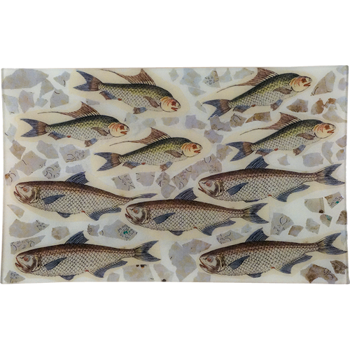 john derian School of Fish (Collage) 10 x 16" Rect. Tray