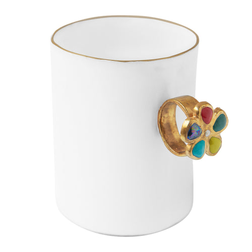 john derian Serena Catherine Ring Mug Add to cart The Astier de Villatte Catherine Ring Mug is a remarkable piece of glazed terracotta craftsmanship meticulously designed and inspired by 18th and 19th-century aesthetics. What se