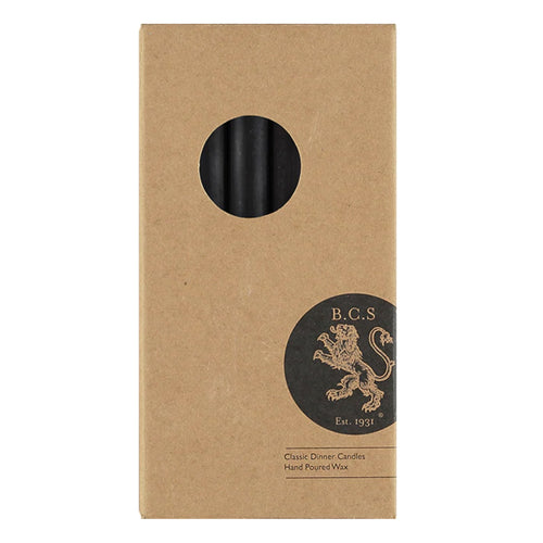 John Derian Set Of 6 Candles In Jet Black Add To Cart Set Of 6 Eco Dinner Candles   Details 9.64" H 100% Stearin Wax An Cotton Wick Recyclable Kraft Box Included Non-drip 8 Hour Burn Time With A Tall Clean Flame. Ecological Col