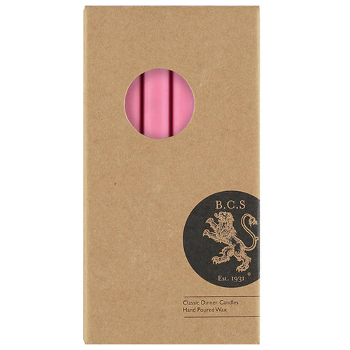 John Derian Set Of 6 Candles In Neyron Rose Add To Cart Set Of 6 Eco Dinner Candles   Details 9.64" H 100% Stearin Wax An Cotton Wick Recyclable Kraft Box Included Non-drip 8 Hour Burn Time With A Tall Clean Flame. Ecological C