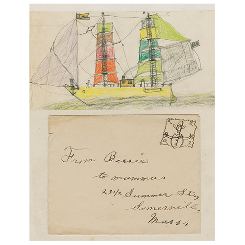 john derian Ship / From Bessie (p 299) 11" x 14" Rect. Tray